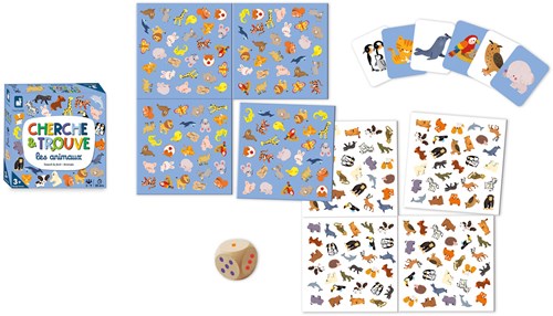 Janod Jeu de Cherche et Trouve - Animaux - Jeu éducatif pour enfants-2