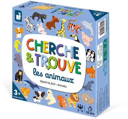 Janod Jeu de Cherche et Trouve - Animaux - Jeu éducatif pour enfants-3