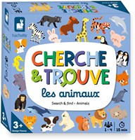 Janod Jeu de Cherche et Trouve - Animaux - Jeu éducatif pour enfants