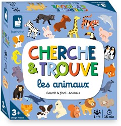 Janod Zoek en Vind Spel - Dieren - Educatief Spel voor Kinderen