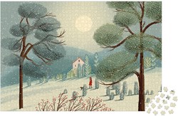 Janod Kidult Puzzel - Een winters wonderland