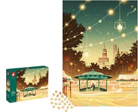 Janod puzzel - New York nacht - 2000 stukjes FSC karton-2