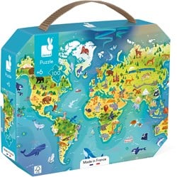Janod Puzzel - De wereld