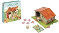 Janod Spel - Boerderij educatief kinderspel karton en hout-2