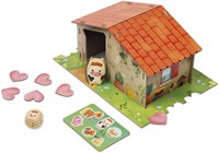 Janod Spel - Boerderij educatief kinderspel karton en hout
