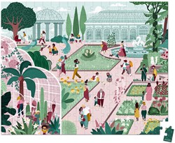 Janod puzzle - jardin botanique - 200 pièces - jouet éducatif