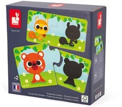 Janod Puzzelspel - Dieren en hun Schaduw