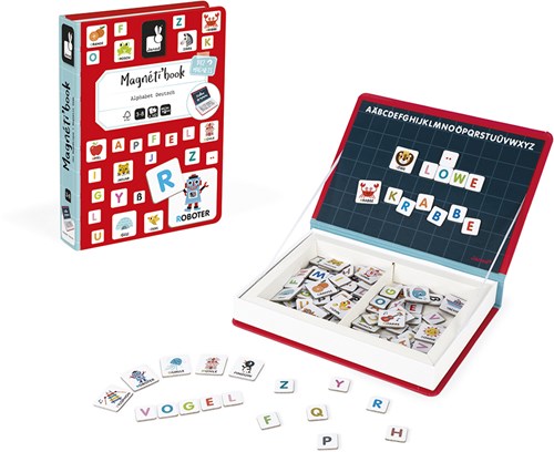 Janod magneetboek alfabet - educatief speelgoed Duits leren-2
