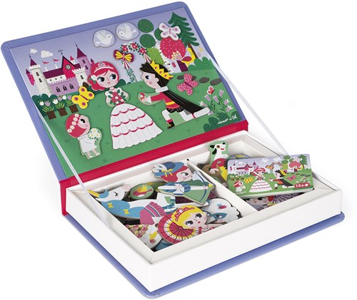 Janod Magnetibook - Magneetboek Prinsessen Speelset met 55 Magneten-3
