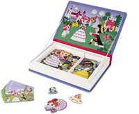 Janod Magnetibook - Magneetboek Prinsessen Speelset met 55 Magneten