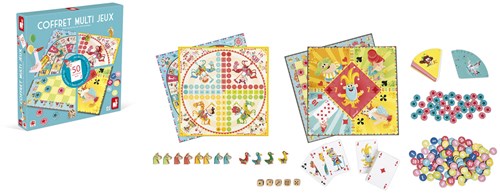 Janod Carrousel spellendoos - speelset voor kinderen en familie-3
