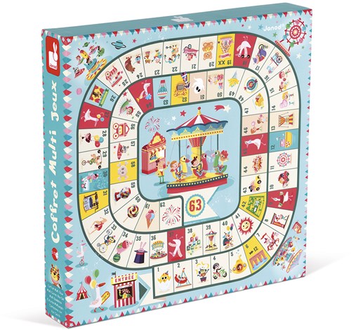Janod Carrousel spellendoos - speelset voor kinderen en familie-2