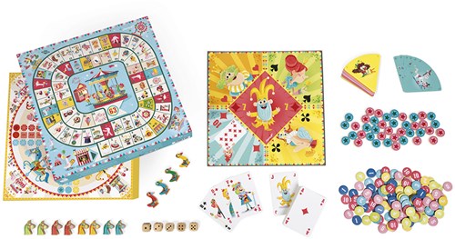 Janod Carrousel spellendoos - speelset voor kinderen en familie