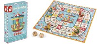 Janod ganzenbord spel - Carrousel houten familiespel kermis thema-2