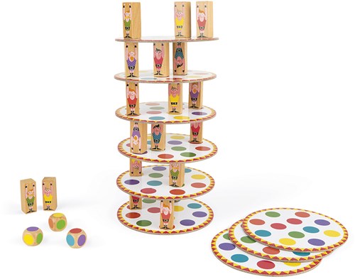 "Jeu de tour qui vacille" "Acrobat"