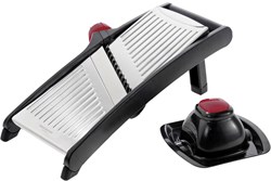 Westmark Mandoline de cuisine avec bouton rotatif et protège-doigts