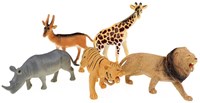 5 Wilde dieren in zak 34921Z-2