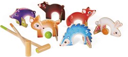 Janod Croquetspel bosdieren - Houten spel voor kinderen