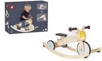 Janod Bikloon 2-en-1 Moto à Bascule en Bois & Tricycle-2
