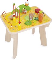 Janod Ferme - Table d'activités en bois pour tout-petits et motricité