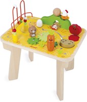 Janod Ferme - Table d'activités en bois pour tout-petits et motricité-3