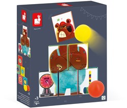 Janod Applepop - Ballengooien spel met meneer Beer voor kinderen