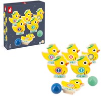 Janod jeu de quilles en bois - Applepop canards bowling pour enfants-2