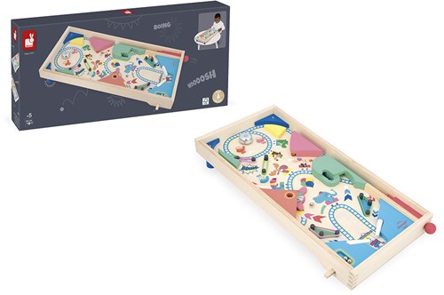Janod flipper - jeu de kermesse en bois pour enfants dès 5 ans-3