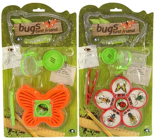 Insectenpot speelgoed geel voor kinderen - ontdek insecten en natuur