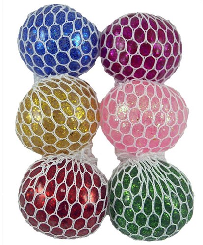 Squeeze Bubbel Bal stressbal met waterparels - knijpbal speelgoed-2