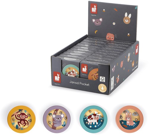 Janod jeu de poche - Jeu de patience pour enfants - Mini jeux-2