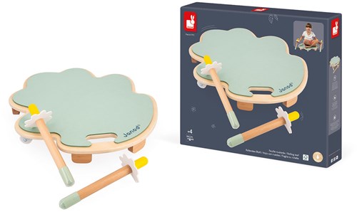 Janod Sweet Cocoon - Skateboard voor kinderen - Houten balansbord-2