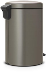 Brabantia pedaalemmer prullenbak 20 liter platinum keuken afvalbak