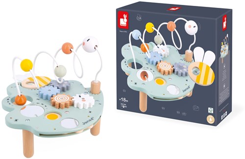 Janod Sweet Cocoon - Houten Activiteitenblad voor peuters - Educatief speelgoed-2