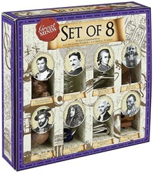 Professor Puzzle puzzelset - Great Minds 8-delige breinbrekerset
