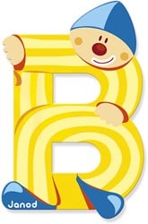 Janod Clown Letter -  B