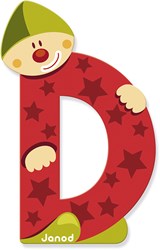 Janod Clown Letter -  D
