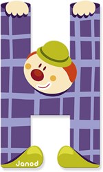 Janod Clown Letter -  H