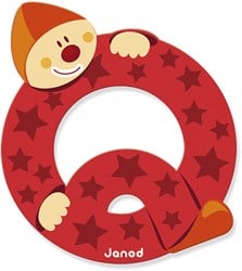 Janod Clown Letter -  Q