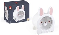 Janod tirelire - lapin en bois avec fenêtre transparente pour enfants-3