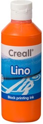 Creall lino blockprintverf oranje 250ml - creatieve verf voor kinderen