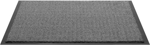 Hamat paillasson gris 60x90 cm tapis d'entrée antidérapant vinyle