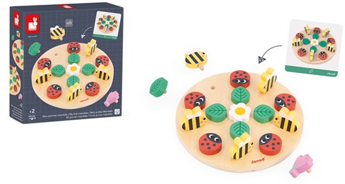 Janod - Mandala Speelgoed De Tuin - Creatief Tekenset voor Kinderen-2