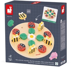 Janod - Mandala Speelgoed De Tuin - Creatief Tekenset voor Kinderen