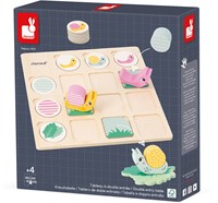 Janod jeu éducatif lire des tableaux avec des escargots - pensée logique-2