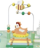 Janod table d'activités en bois - jouet éducatif pour tout-petits - la prairie-3