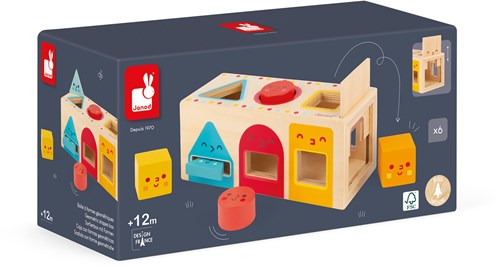Janod houten vormenstoof - educatief speelgoed voor peuters en kleuters-3