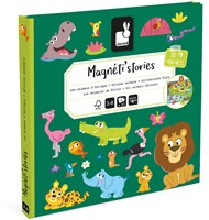 Janod magneetset Afrikaanse dieren - Magneti Stories educatief speelgoed