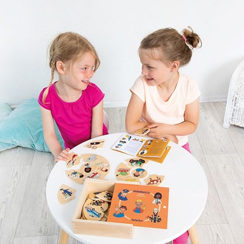 Beleduc jeu éducatif puzzle HUMANICO Professionals métiers-2