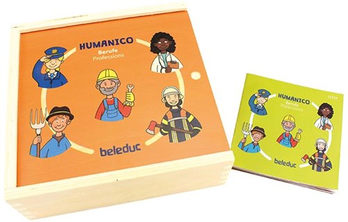 Beleduc jeu éducatif puzzle HUMANICO Professionals métiers